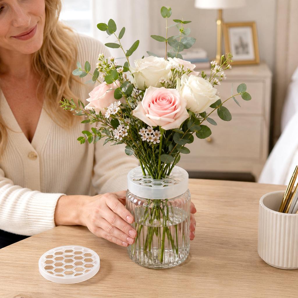 Silicone Flower Arranging - Floral Foam for Vase Arrangements, DIY Bouquet Holder