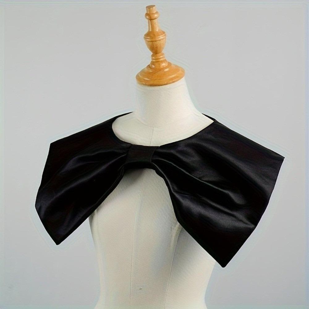 Bow Design Fake Collar Satin Material Fashion Accessory Fashion False Collar For Women