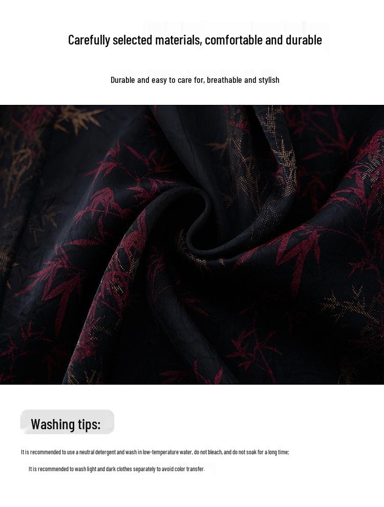 Elegant Summer Two-Piece Set: Chinese Style Wide-Leg Pants & Faux Two-Piece Top for Women