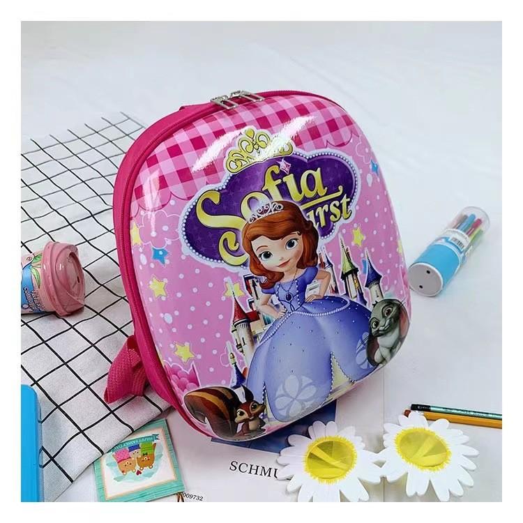 Cartoon Car Cute Printed Backpack Children Backpack Suitable For Outing School