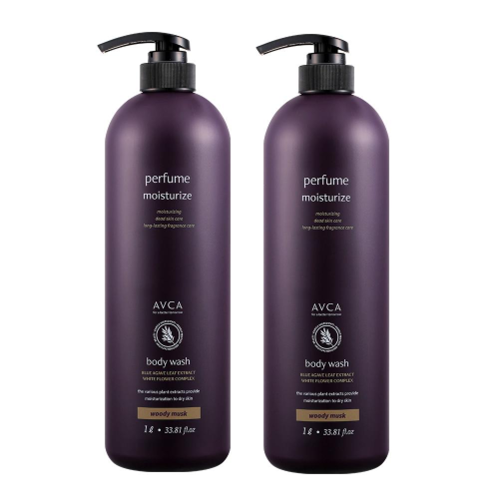 Avca Perfume Large Volume Body Wash Woody Musk 1000ml 2 NONE