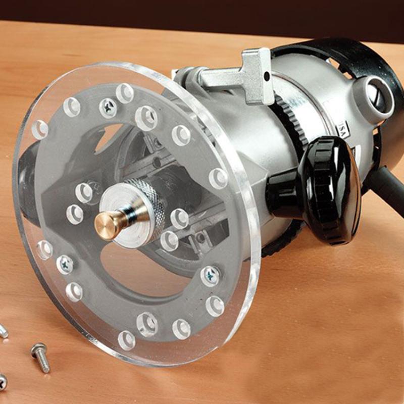 

Универсальная опорная плита фрезерного станка Направляющие шаблона Основание деревообрабатывающего фрезерного станка Transparent