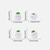 Radish Elf Miniature Figurines With Glowing In Dark Feature Creative Desktop Accessories For Outdoor Indoor Decoration