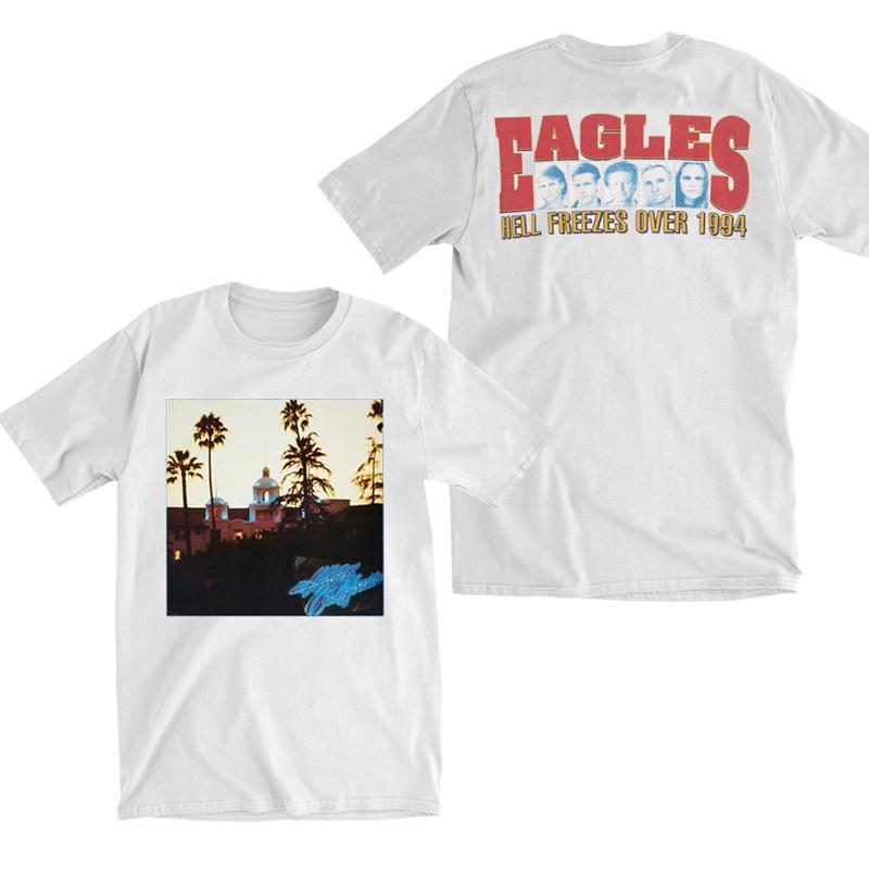 New 1994 Eagles Hotel California California Hotel Commemorative Vintage Mens TShirt