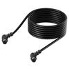 0.5m Mini DIN 7 Pin S-Video Cable Elbow Male to Elbow Male Audio Video Transfer Cord