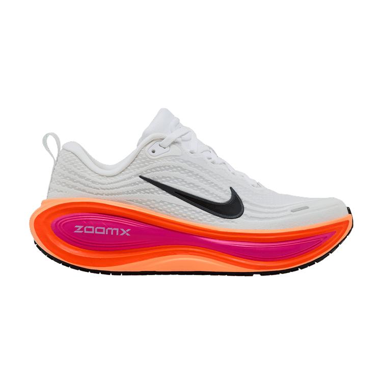 Женские кроссовки Nike Vomero Plus Белый Огненно-розовый Гиперк crimson (Женский) Белый/Огненно-розовый/Гипер-красный/Черный 36.5 white