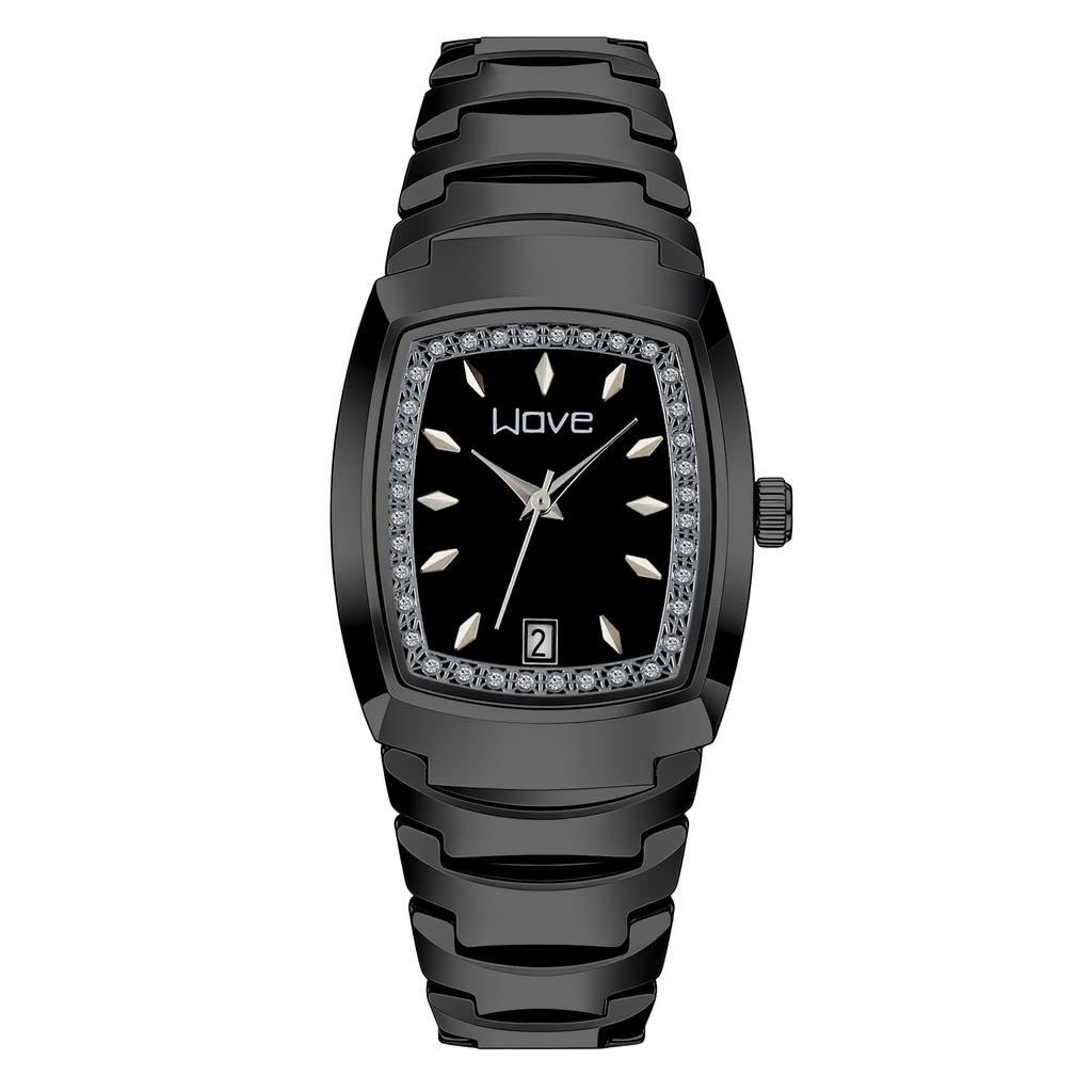 Men'S Watch Retro Alloy Steel Belt Watch Calendar Business Women'S Watch Simple Trend Couple Watch