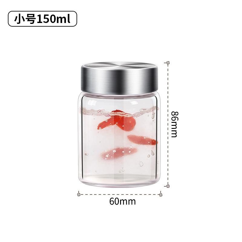 

Glass Sealed Pot Vacuum Sealed bird s Nest Food Pickles Candy Preservation Storage Tank Kitchen Accessories
