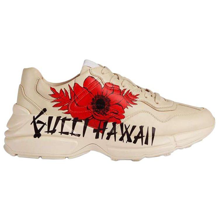 Gucci Wmns Rhyton 'GUCCI Hawaii Poppy Print' Women's 631708 DRW00 9522