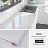 Waterproof, Oil-Proof Marble Self-Adhesive Wallpaper for Bathroom, Kitchen, Living Room, and Toilet Renovation.