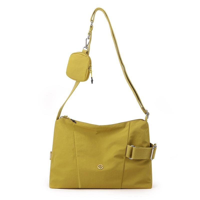 Freizeit-Umhängetasche mehrfarbig neu Damentasche leichte wasserdichte Nylontasche großes Fassungsvermögen Damen-Schultertasche