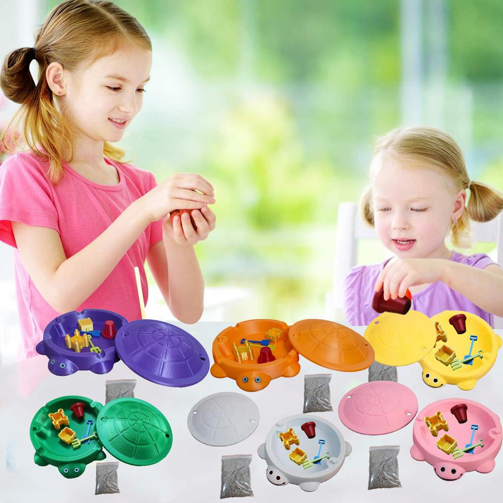 Turtle Sandbox Desk Toy,with Tools, Garden Kit,Stress Relief Novelty Gift, Decor Desktop Accessories For Home