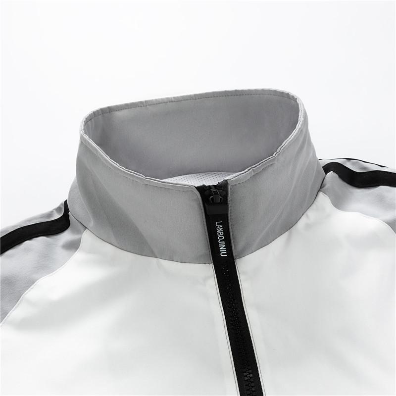 Spring and Autumn New Men's Jackets Sports Casual Loose Jackets Green Tops Daily Versatile Jackets Men