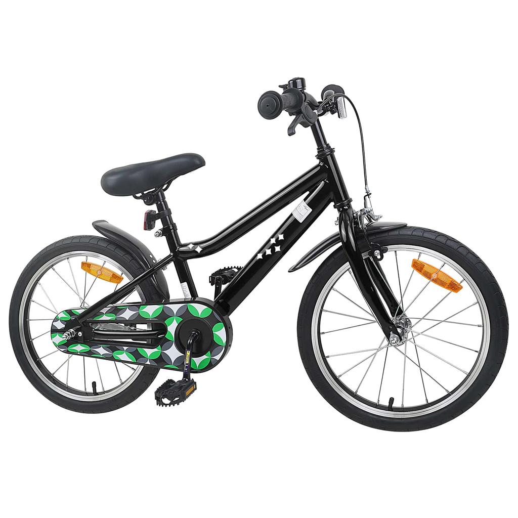 Kids  Bike 18 Inch for Ages 5 7 Black