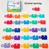 Montessori Number Letter Shapes Matching Game Kid Colors Cognitive Logical Thinking Training Parish Activities Game Education To