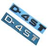 D-4ST Logo Car Rear Trunk Emblem Sticker for Tacoma 4Runner Tundra Rav4 Highlander Auto Body Badge Exterior Accessories