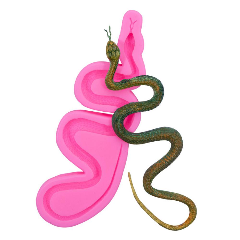Halloween Scary Snake Spider Prank Toy Fondant Silicone Mold Simulation Snake