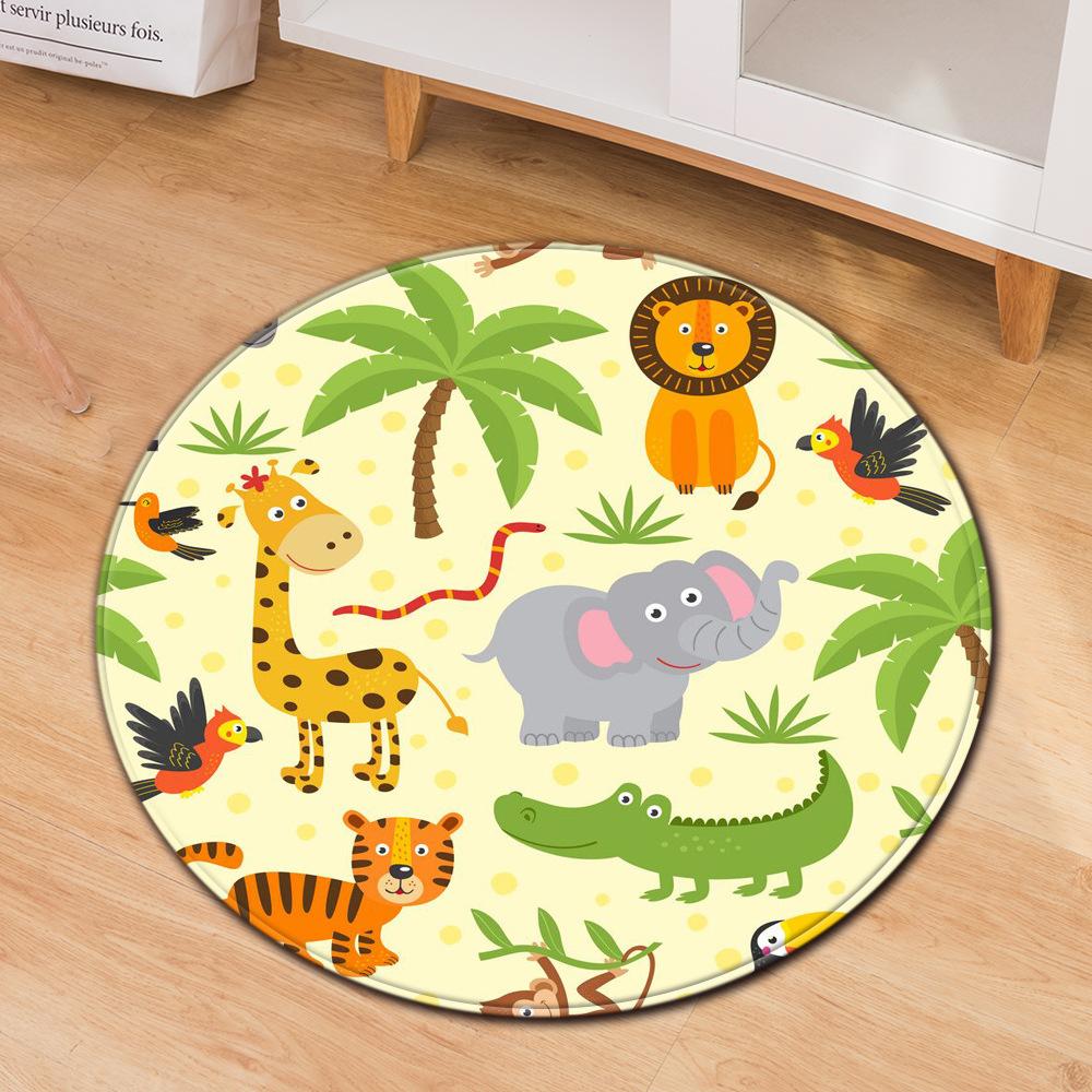 Simple Printed Carpet Computer Chair Mat Office Chair Floor Mat Door Mat Foot Mat