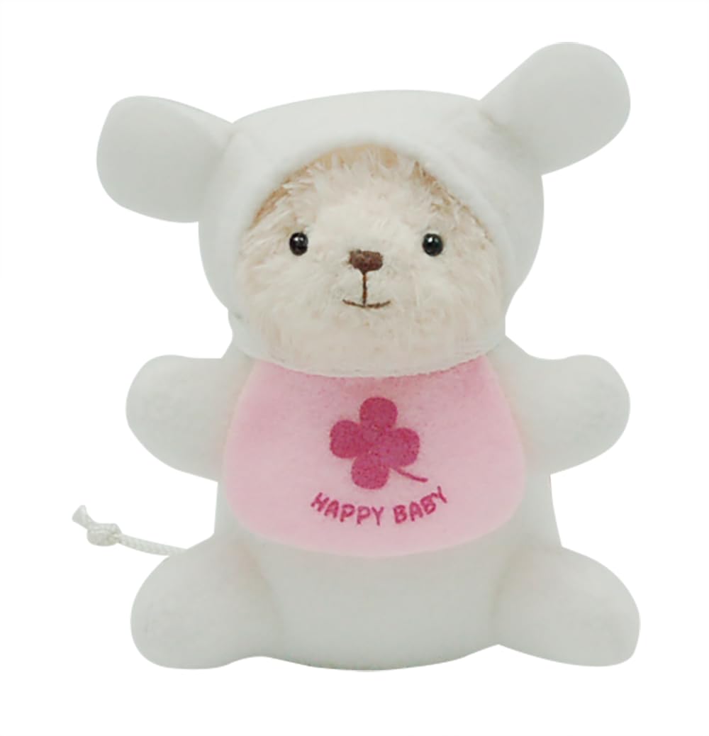 

Petit Lou Safe Birth Prayer Mouse Normal 4S Bear, White, (12.5cm, Size) белый