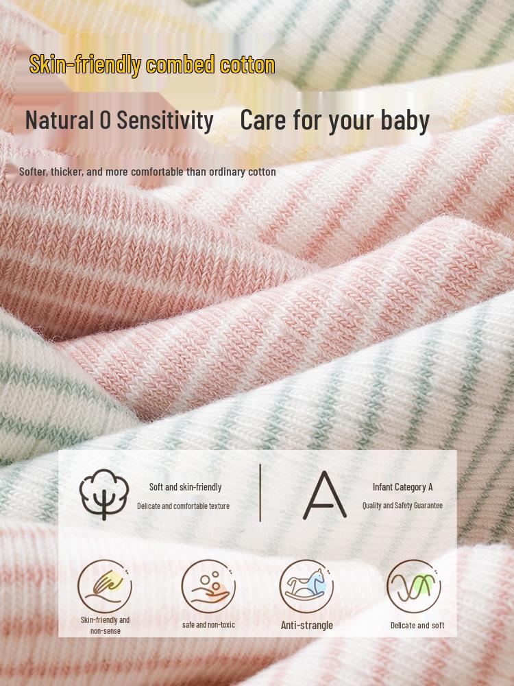 Xiyu Jia Herbst/Winter Baby Rüschenrand Überknie Baumwollsocken