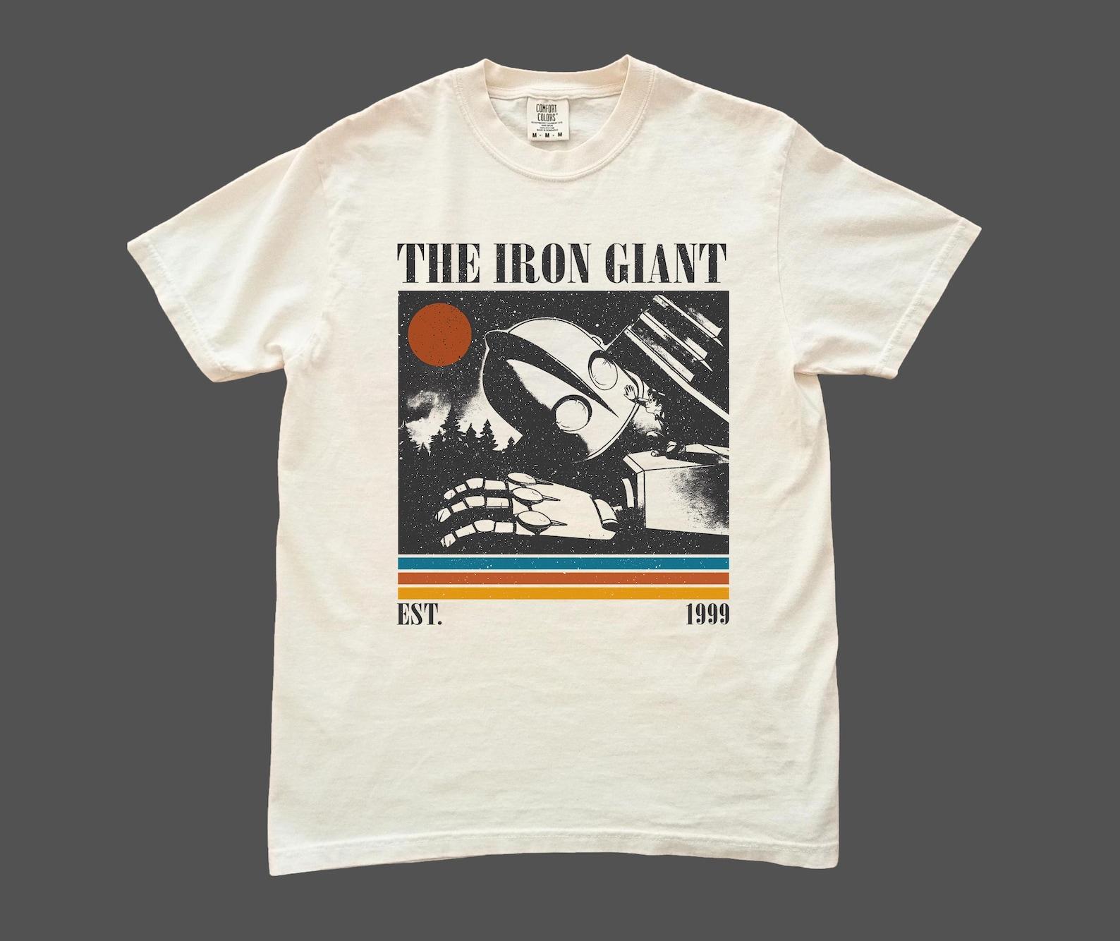 The Iron Giant T shirt - Comfort Colors Vintage Movie Tee 4XL