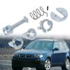 Front Left Right Door Lock Cylinder Repair Kit for BMW X3 E83 2004-2010 X5 E53 2000-2006 51217035421 Zinc Alloy