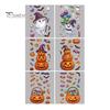 Decorative Window Posters Halloween Cartoon Cling Stickers, Ghost Pumpkin Candy Glass Decals, Self-Adhesive Removable Clings Art for Home Doors
