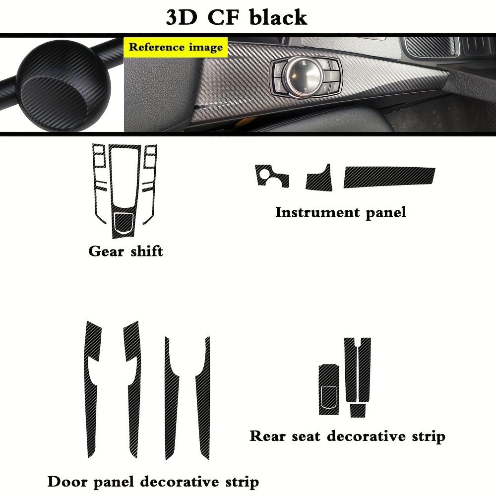 for Porsche Panamera 970 2005-2013 Interior Control Panel Door Handle Carbon Fiber Stickers Decals Car Styling Accessorie