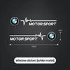 2Pcs Car Side Window Stickers Decals Accessories For BMW F30 F20 F10 F31 F11 F34 F01 F07 F12 F18 F32 F33 F35 F45 F46 F82 F85 G20