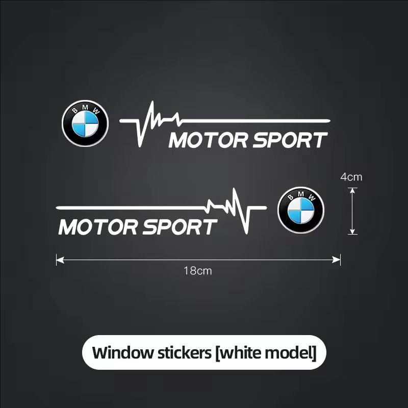 2Pcs Car Side Window Stickers Decals Accessories For BMW F30 F20 F10 F31 F11 F34 F01 F07 F12 F18 F32 F33 F35 F45 F46 F82 F85 G20