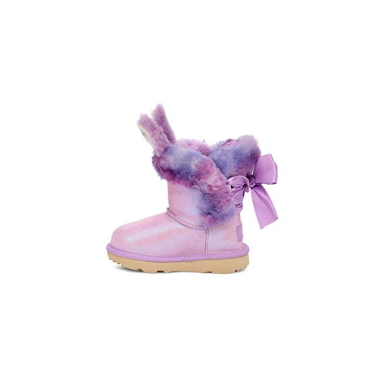 UGG Paz Bootie Suede Non-Slip Durable Kids Boots Kids boots Pink Purple 1103503-OBLS 22