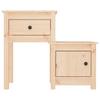 Vidaxl Szafki Nocne, 2 Szt., 79,5X38X65,5 Cm, Lite Drewno Sosnowe