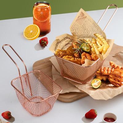 Cestello Friggitrice Anti-Scottatura per Pollo Fritto e Snack – Rete Separatrice Olio per Ristoranti Occidentali