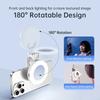 New Mobile Phone Beauty Selfie Pocket Fill Light Artifact Portable Live Broadcast Universal Rechargeable Three-color Soft Light