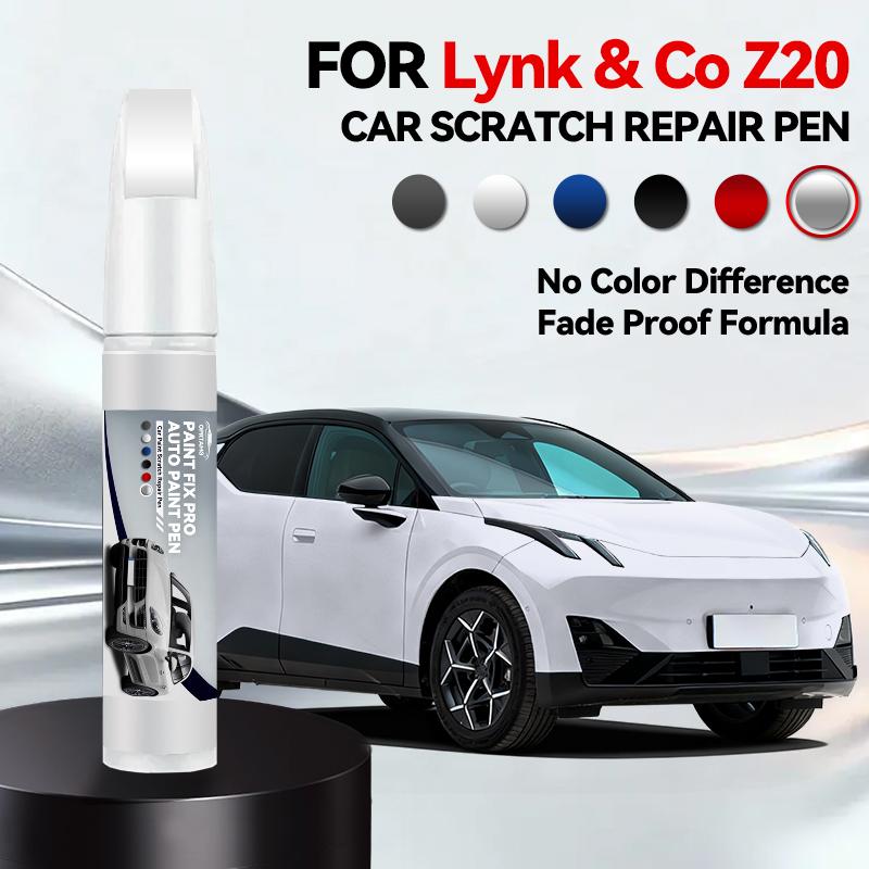 

For 1990-2026 Lynk & Co Z20 Paint Repair Pen Touch Up Scratch Remover DIY Auto Accessories Black White