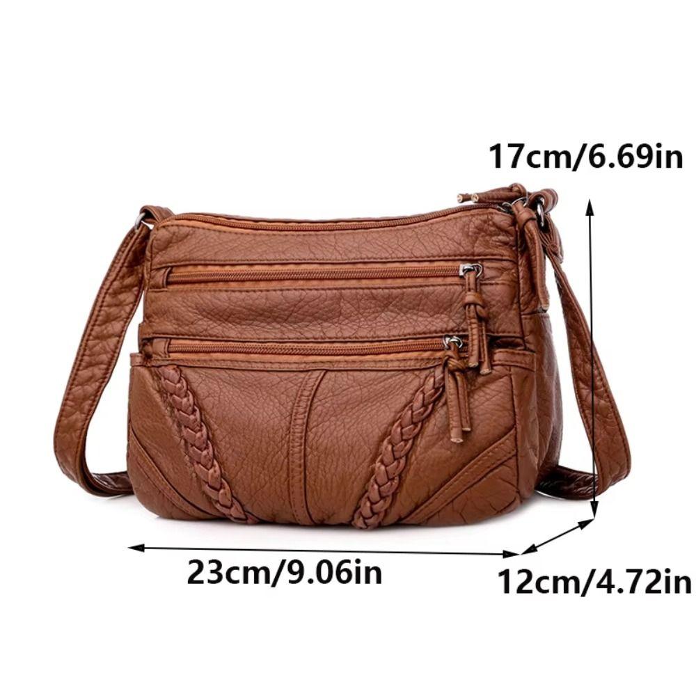 Large-capacity Women Shoulder Bags Multi-Layer Lady Handbag Classic Messenger Bag  for Girls