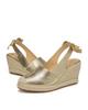 Scarpe da Donna Europee e Americane Oversize con Fantasia Serpente e Tacco Inclinato Nuova Moda Estiva Sandali da Donna Casual con Tacco Alto