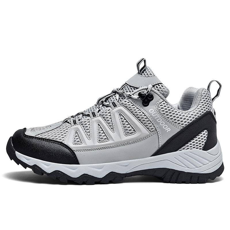 Large Size Anti Slip and Wear-resistant Outdoor Leisure Sports Shoes Hiking Shoes Hiking Shoes Off-road Running Shoes Men's Shoes
