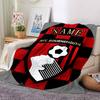 Custom Name German Flag Crest blanket for Couch & Bed, Plush Cozy Fuzzy Blanket Super Soft & Warm Blankets for Fall and Winter. 0908221
