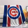 Chicago Cubs Flannel Blanket, High quality Comfortable for All Seasons, Home Decor, Warmth and Comfort