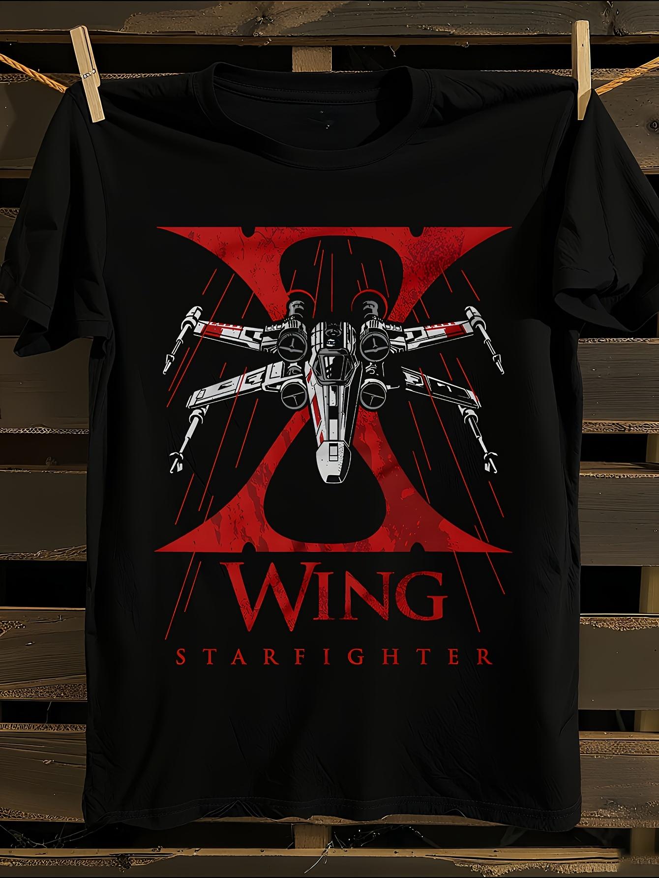 Unisex Heavy Metal Music Parody Starfighter Graphic T-shirt XXXXL