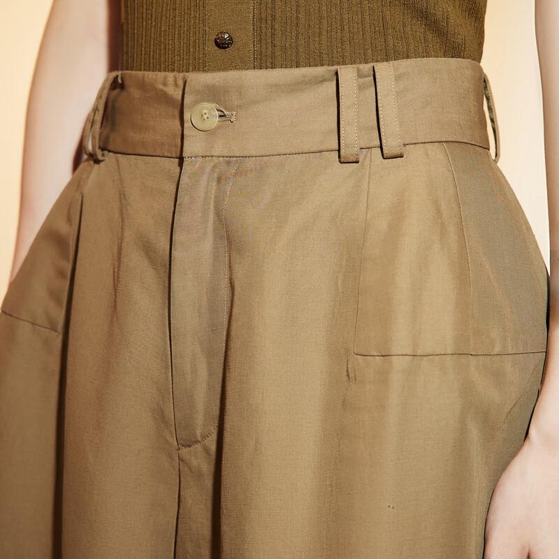 LESS 2023 Loose Wide-Leg Casual Capris