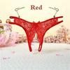 WAKEWAY Sexy Women Open File Lace G String Thongs Low Waist Seamless Female Underpants Comfortable Ladies Fun Underwear