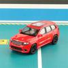 1:64 Jeeps Grand Cherokee SUV Alloy Car Model Diecast Metal Off-road Vehicles Car Model Simulation Miniature Scale Kids Toy Gift