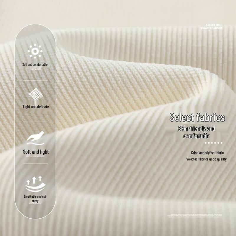 HSTYLE Women's Nuomi Velvet High-Waisted Wide-Leg Trousers