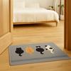 Cartoon Cat Door Mat Anti Slip Bathroom Floor Mat Decorative Absorbent Mat  Indoor Use