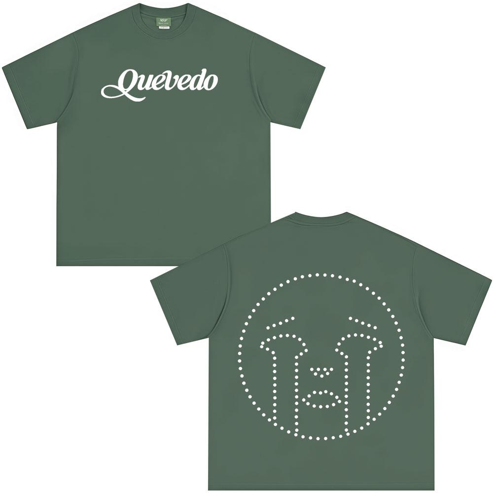 

Rapper Quevedo Buenas Noches T Shirts Unisexs Women High Quality Cotton Short Sleeve Tshirts Fashion Oversized Tshirt Streetwear 4XL