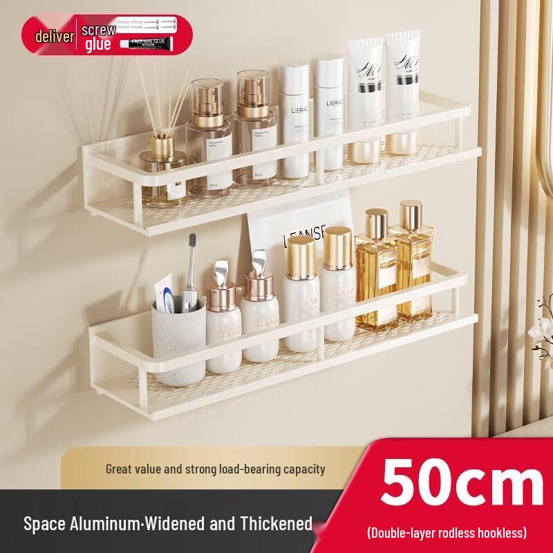 JINGRUIXIANG Настенная полка для хранения в ванной без сверления