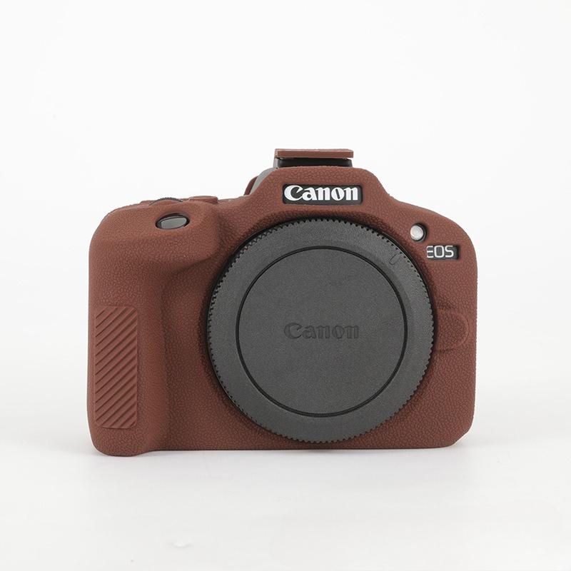 Silicone Case & Soft Shell Camera Pouch for Canon EOS R100 - Mirrorless Camera Protective Cover