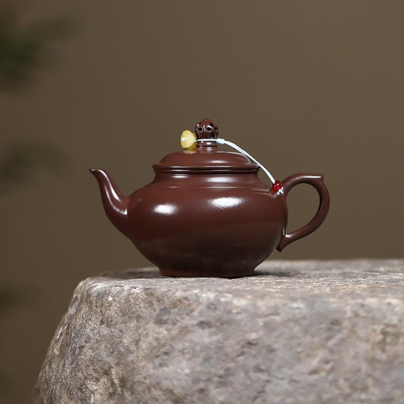 

280ml Tradition Yixing Purple Clay Teapot Beauty Tea Infuser Kettle Household Handmade Zisha Tea Pot Chinese Teaware Accessories